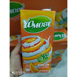 💥Freeship💥HỘP 01 LÍT YOMOST HƯƠNG CAM SIÊU TIẾT KIỆM
