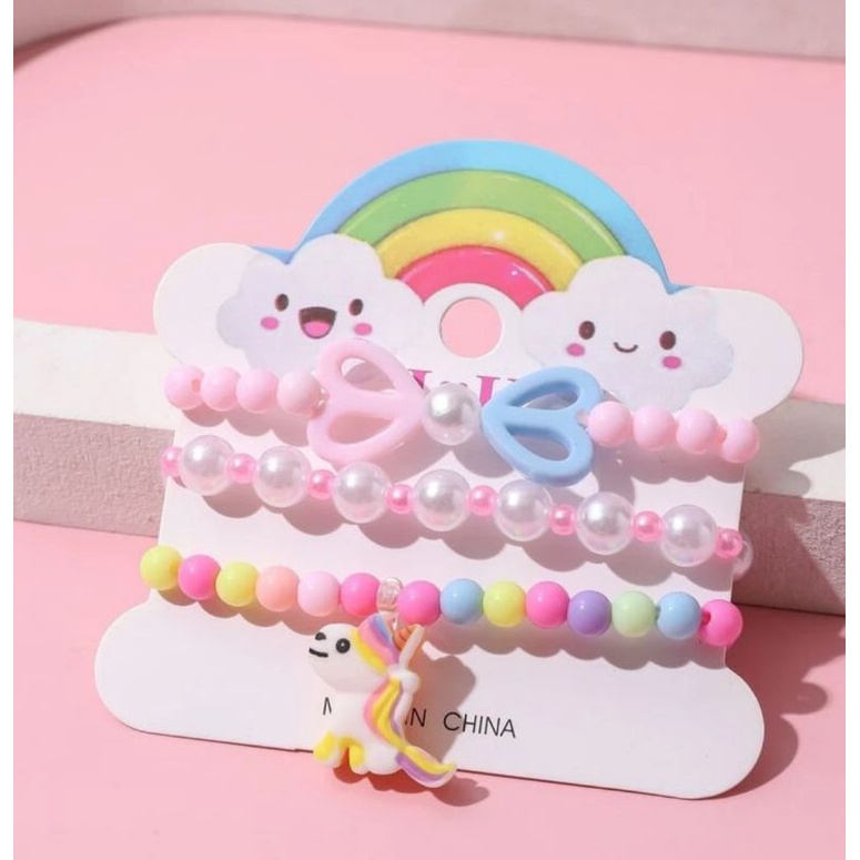 🍬SET TRANG SỨC CHO BÉ GÁI-TẶNG KÈM TÚI LƯỚI LÀM QUÀ