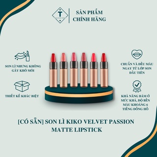 [CÓ SẴN] SON LÌ KIKO VELVET PASSION MATTE LIPSTICK