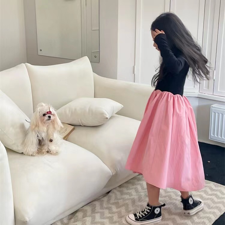 MỚI Áo sweater tay dài họa tiết kẻ sọc thời trang mùa thu cho bé gái