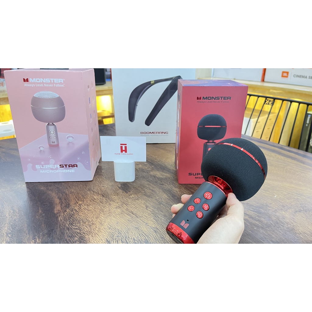 Monster M98 – Micro Kèm Loa Karaoke Bluetooth Chính Hãng - MONSTER® Mini Karaoke Micro