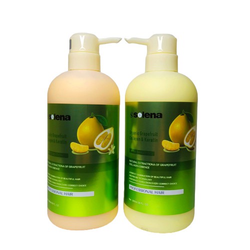 [CẶP DẦU GỘI XẢ BƯỞI]😘 Dầu Gội Dầu Xả Bưởi Tóc Phục Hồi Hư Tổn selena 800ML | BigBuy360 - bigbuy360.vn