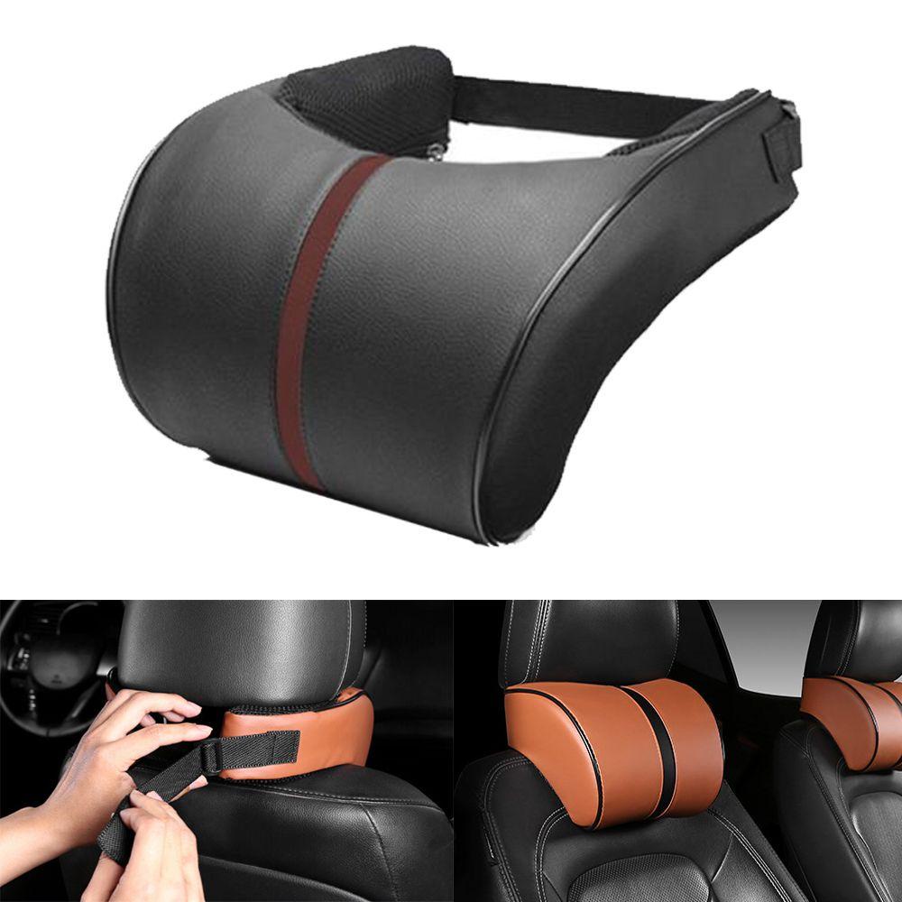 Gối Kê Cổ Bằng Da PU Mềm Mại Cho Xe Hơi