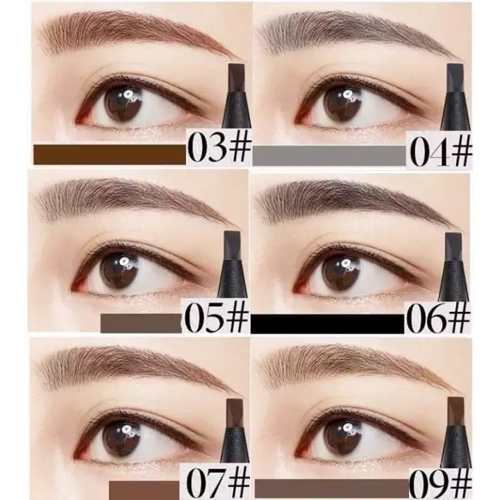 Chì kẻ mày cứng phẩy sợi Haozhuang Eyebrow Pencil Precicion | BigBuy360 - bigbuy360.vn