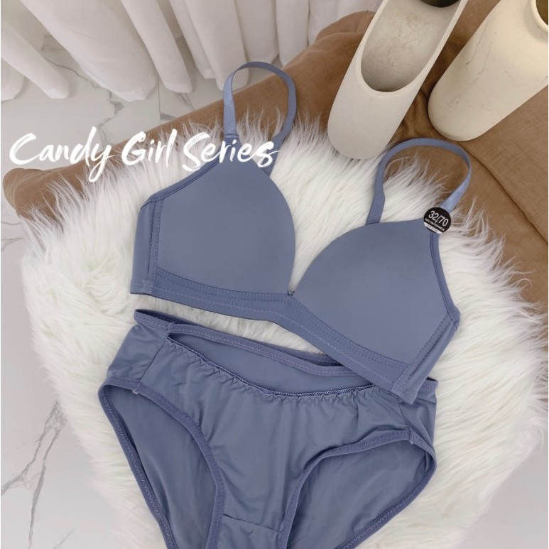 Bộ đồ lót/ Áo ngực không gọng thêu họa tiết quyến rũ dành cho nữ