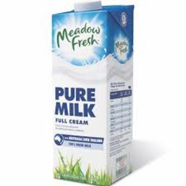 Sữa tươi fullcream Meadow Fresh hộp 1 lít thùng 12 hộp