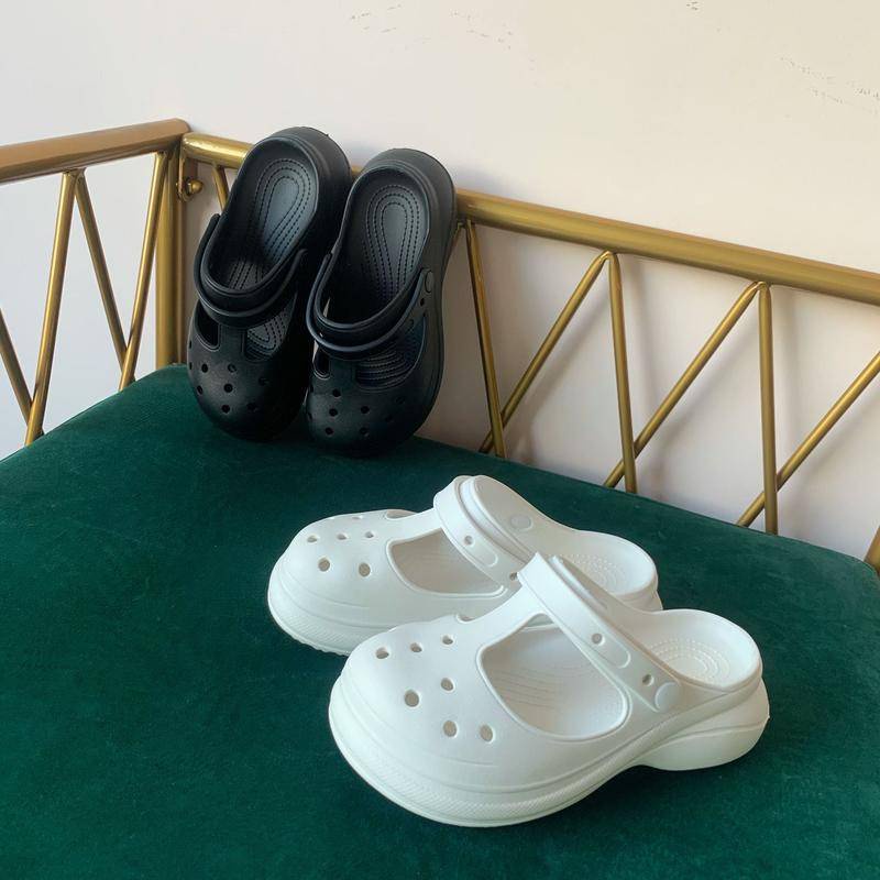 crocs sticker Dép Sandal Nữ Đế Bệt Mẫu Mới 2022shoes sticker Accessories Stickers Sandals Shoe Decoration