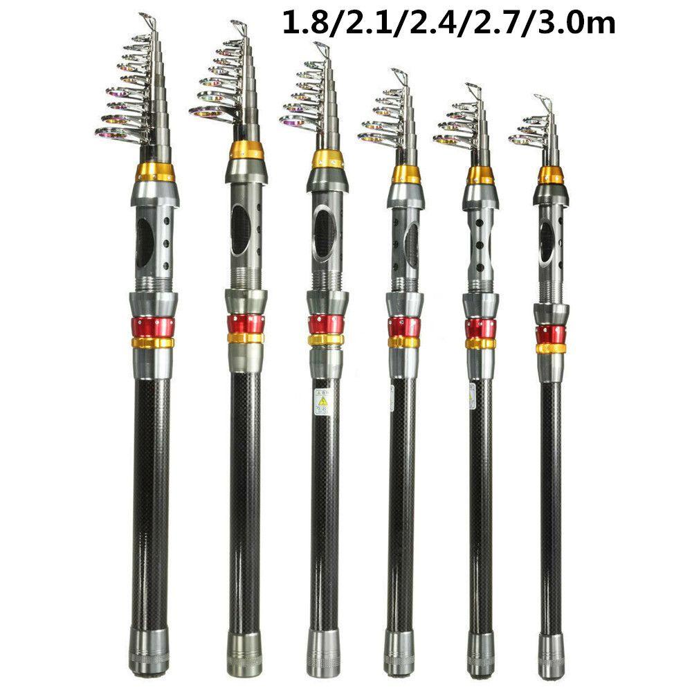 MUVAKO Cần Câu Cá Mini Bằng Sợi Carbon Siêu Nhẹ Tiện Dụng