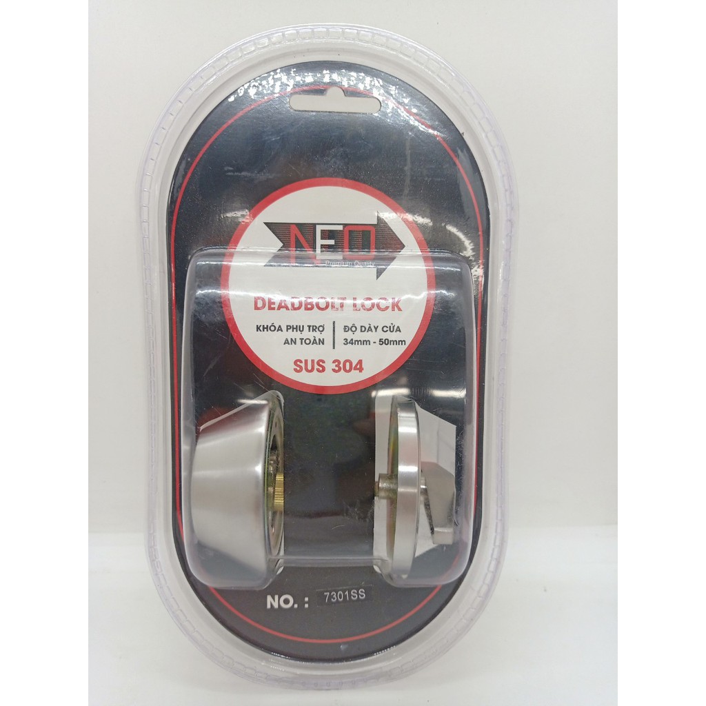 Khóa cóc Neo 7312 1 bên chìa 1 bên vặn