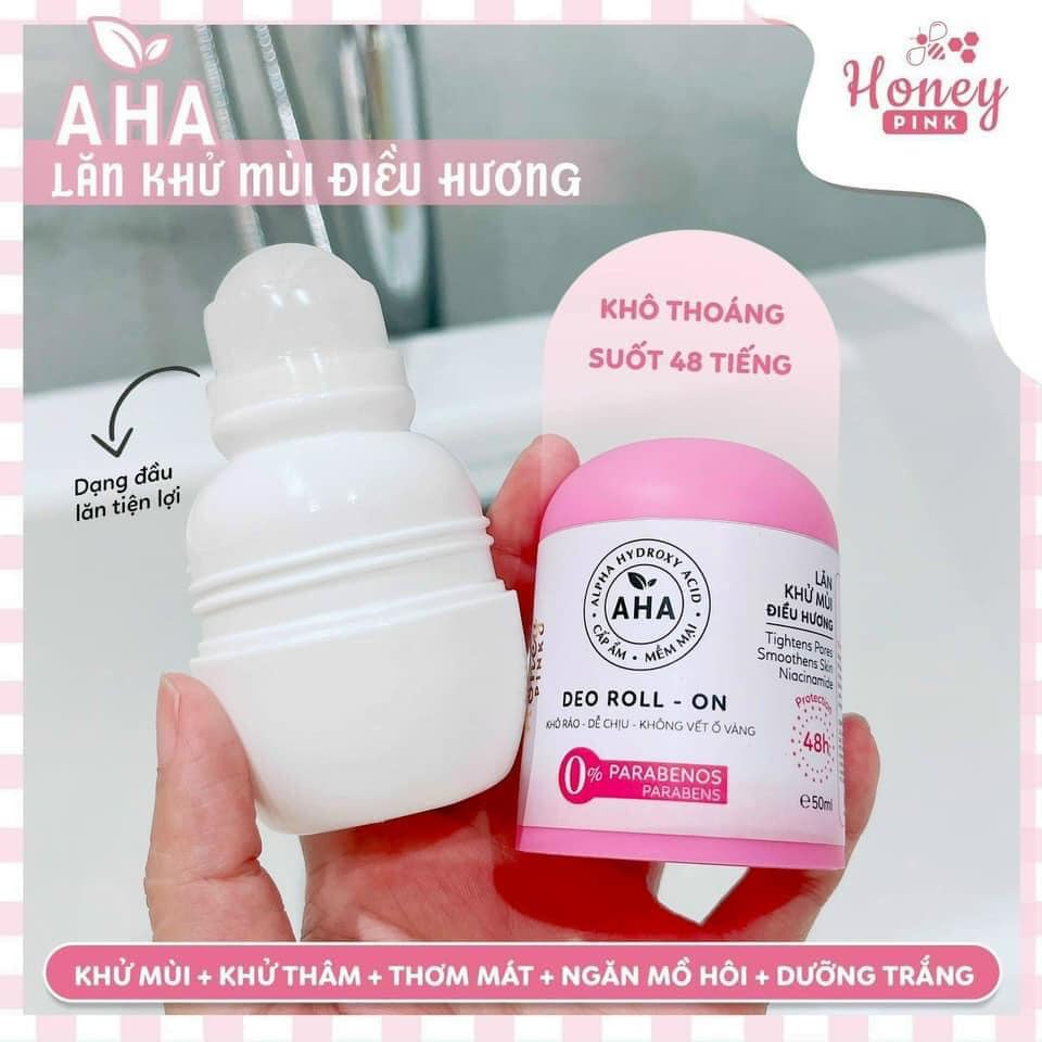 LĂN KHỬ MÙI HONEY ĐIỀU HƯƠNG AHA - CỨU TINH CHO VÙNG DƯỚI CÁNH TAY