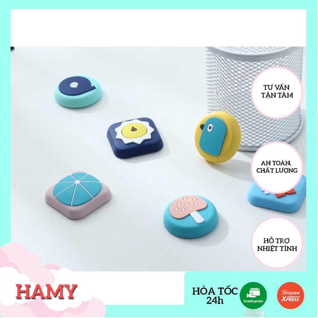 CHẶN CỬA DÁN TƯỜNG CHỐNG VA ĐẬP, TRANG TRÍ BẢO VỆ TƯỜNG VÀ TAY NẮM CỬA 2Q4