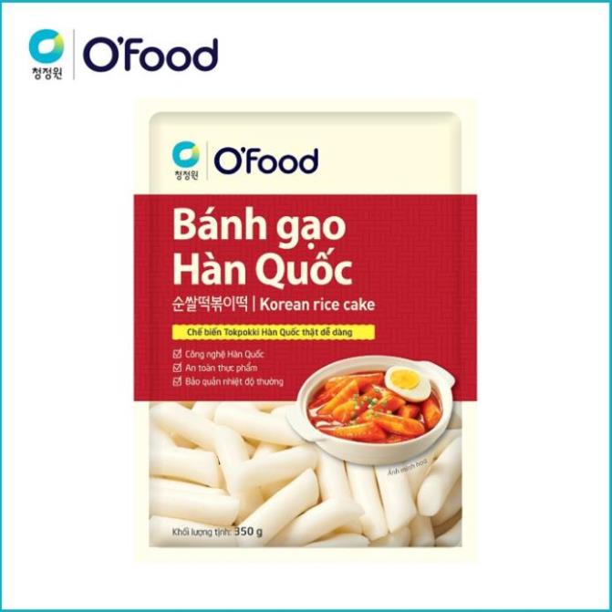 Bánh gạo Tokpokki /Tokbokki 350g/1kg O’food