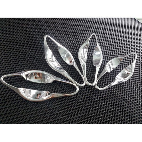 Ốp tay nắm hõm cửa xe Kia Morning 2012-2020-2021 mạ Crom, op tay hom