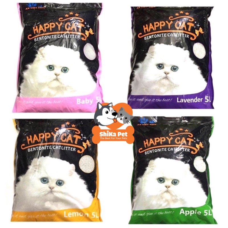 Cát vệ sinh mèo Happy Cat 5L