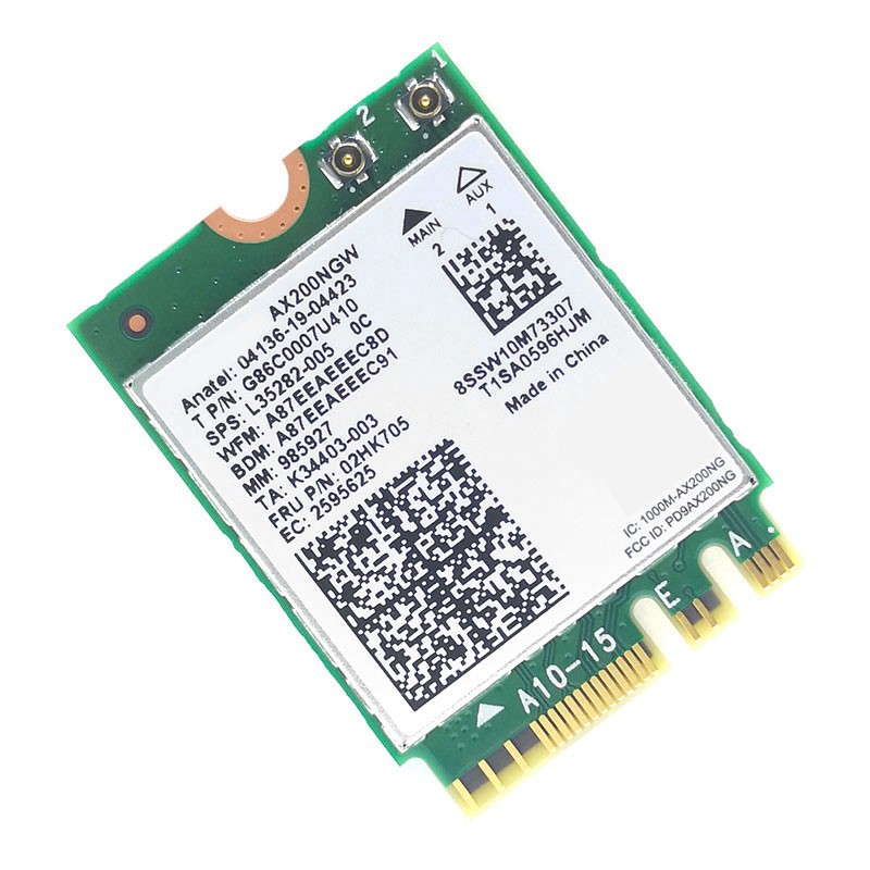 Card Wifi 8db Ax200Ngw Wifi 6 3000mbps M.2 Ngff Dual Band 2.4g 5g Bluetooth 5.1 802.11ax | BigBuy360 - bigbuy360.vn