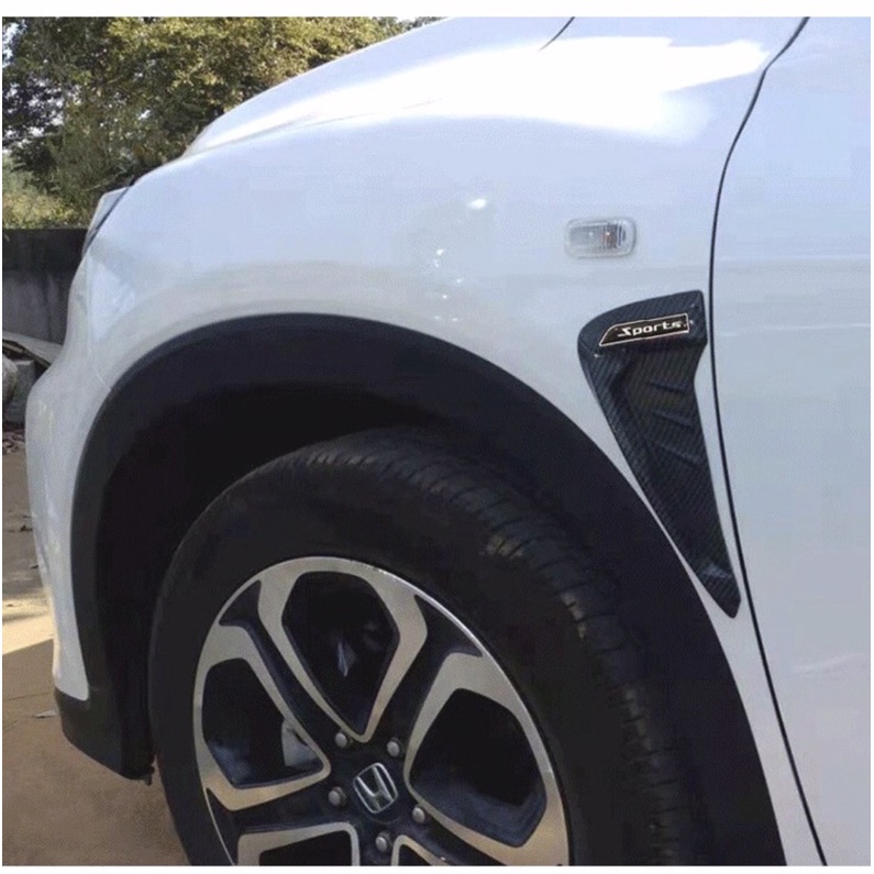 Bộ 2 mang cá Sport giả hốc gió trang trí thể thao dán sườn xe