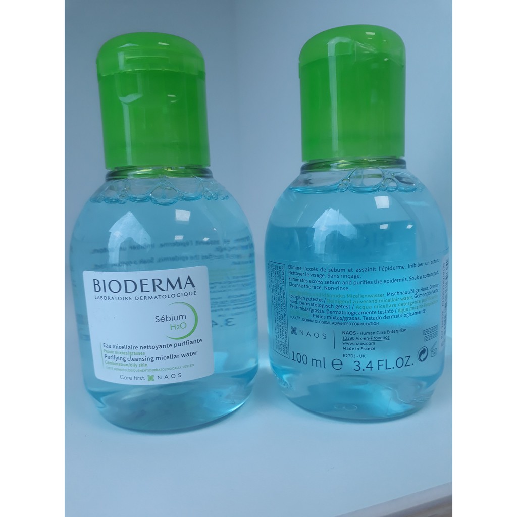 Nước Tẩy Trang Bioderma Sebium H20 Dành Cho Da Hỗn Hợp và Da Dầu 100ml/500ml