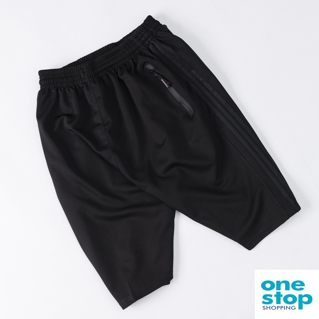 Quần short nam 03 viền thể thao nam, chất vải thun poly cao cấp, phom 40-80kg | BigBuy360 - bigbuy360.vn