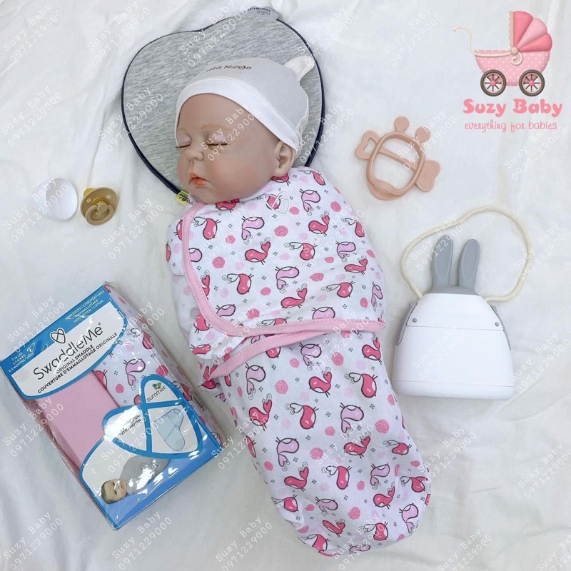 Ủ kén chính hãng swaddleme cho bé quấn