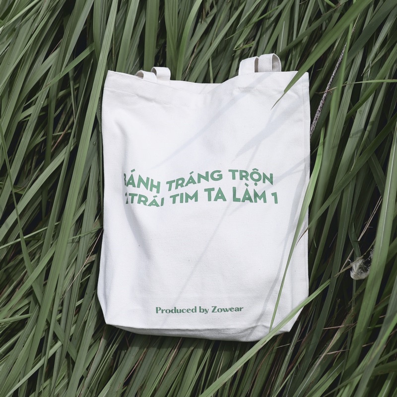 Túi tote ZOWEAR cao cấp Funchline Bánh Tráng Trộn
