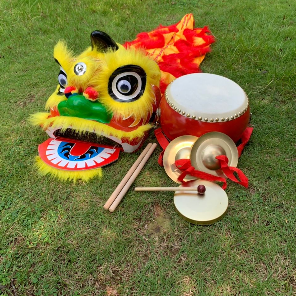 Đầu Sư Tử Nhảy Múa Bằng Nhựa Dành Cho Bé
