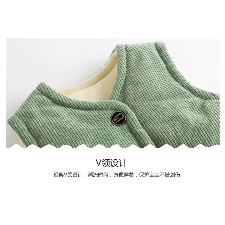 [babycat] Hàng Có Sẵn Áo Khoác Ghi Lê Cách Nhật Bản Hàn Quốc [Lông Cừu Siêu Dày] Phong Cách Thu Đông Cho Trẻ Sơ Sinh Cỡ Nhỏ Vừa Nhỏ / Trẻ Em