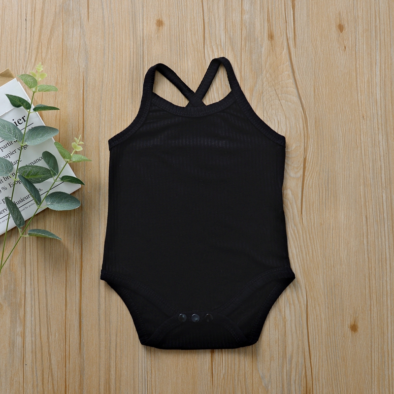 Áo Liền Quần Không Tay Cho Bé Từ 0-24 Tháng Tuổi