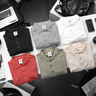 Áo Thun Polo Nam, Áo Phông Polo Nam Tay Ngắn Cổ Bẻ Basic Đơn Giản Nhiều Màu ICON DENIM Cotton Cao Cấp Đẹp PLID0003 - 160