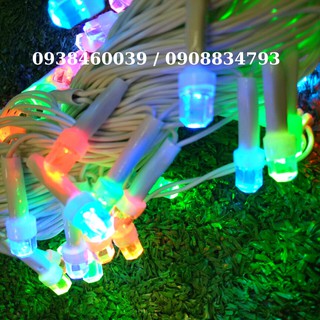 Dây led lục giác lớn -chớp đủ màu-8m