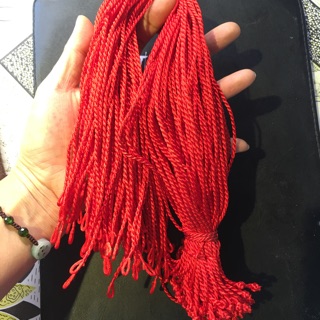 Dây dù xoắn màu đỏ [DIY]