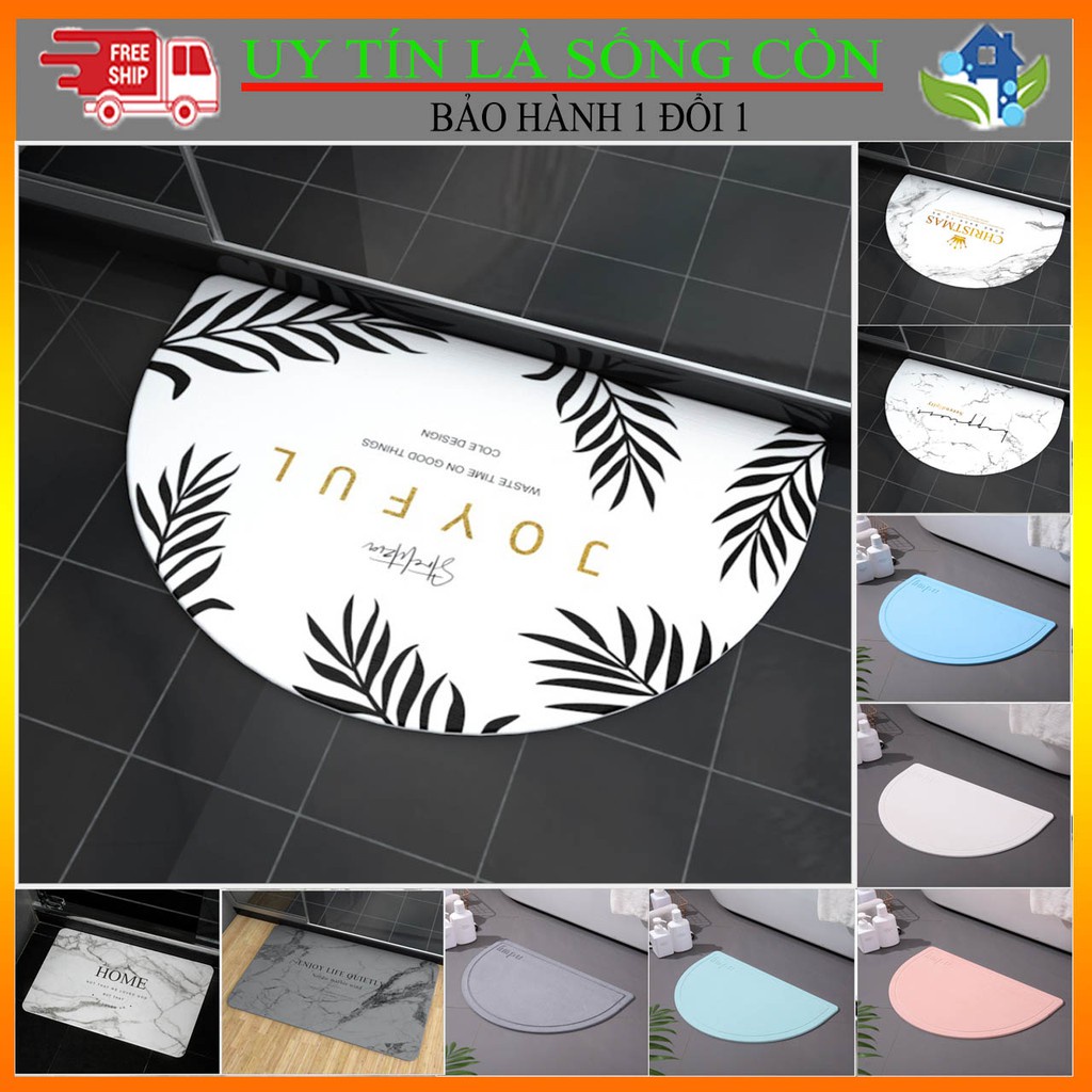 [BAO VỠ HỎNG] Thảm đá Pi House thấm hút tốt mẫu phong cách Châu Âu