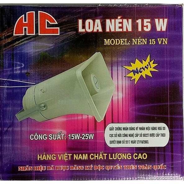 LOA PHÓNG THANH 15W HC - LOA NÉN 15W