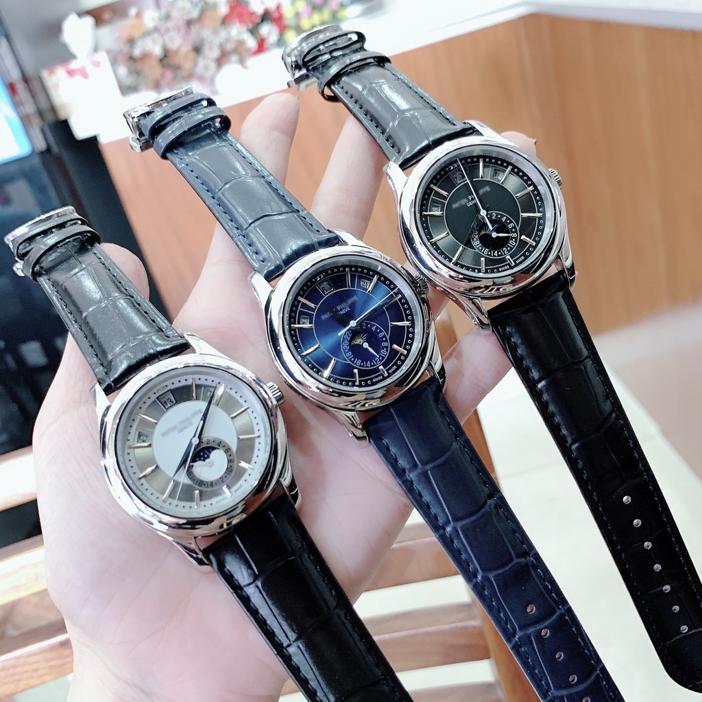 Đồng Hồ Nam Nautilus Complications 5205 , Máy Automatic - Cơ , Dây Da , Size 40mm