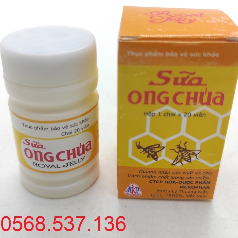 Kẹo sữa Ong Chúa Royal Jelly - Kẹo Ngậm Tăng Sức Đề Kháng MEKOPHAR