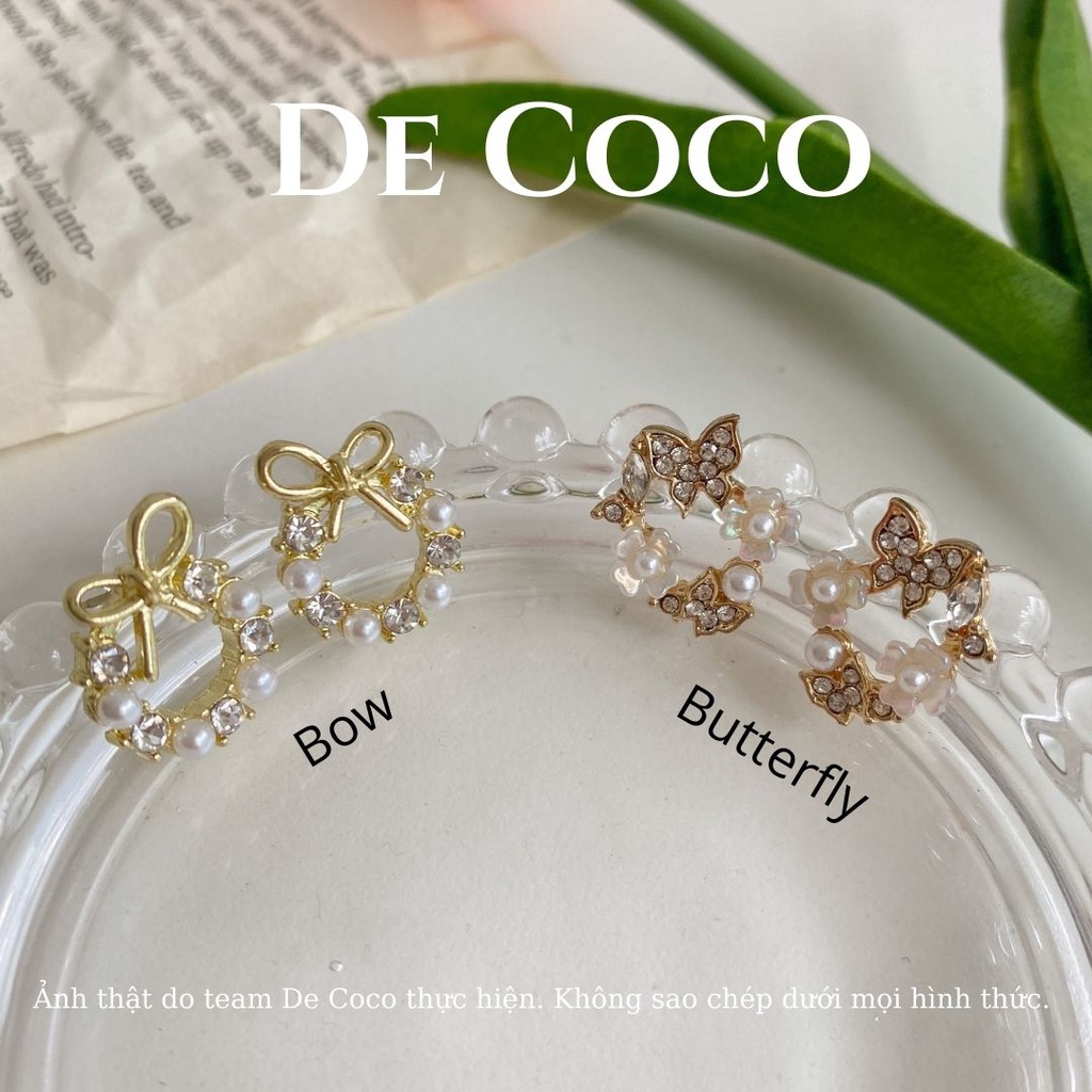 Bông tai nữ Floral Ring De Coco