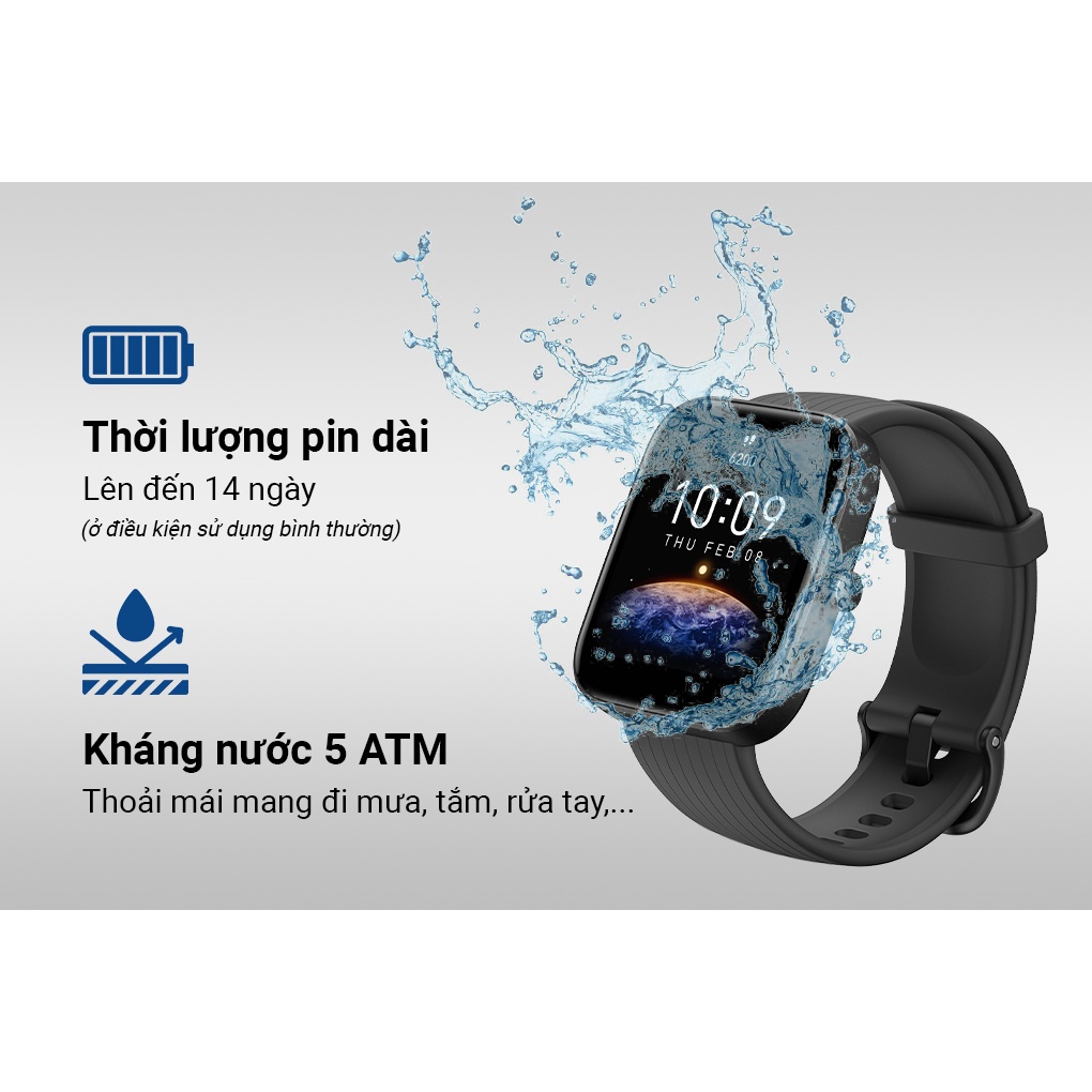 Đồng Hồ Thông Minh Amazfit Bip 3 Pro | Bản Quốc Tế | Hàng Chính Hãng | Bảo Hành 12 Tháng | Mimax Store