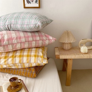 VỎ GỐI NẰM COTTON TICI KẺ MONNI.BEDDING, VẢI MỀM MỊN, ĐƯỢC CHỌN MÀU