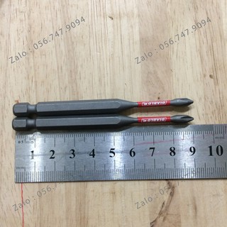 Mũi Vít DIABLO PH1 Dài 9cm Màu Xám Tem Đỏ