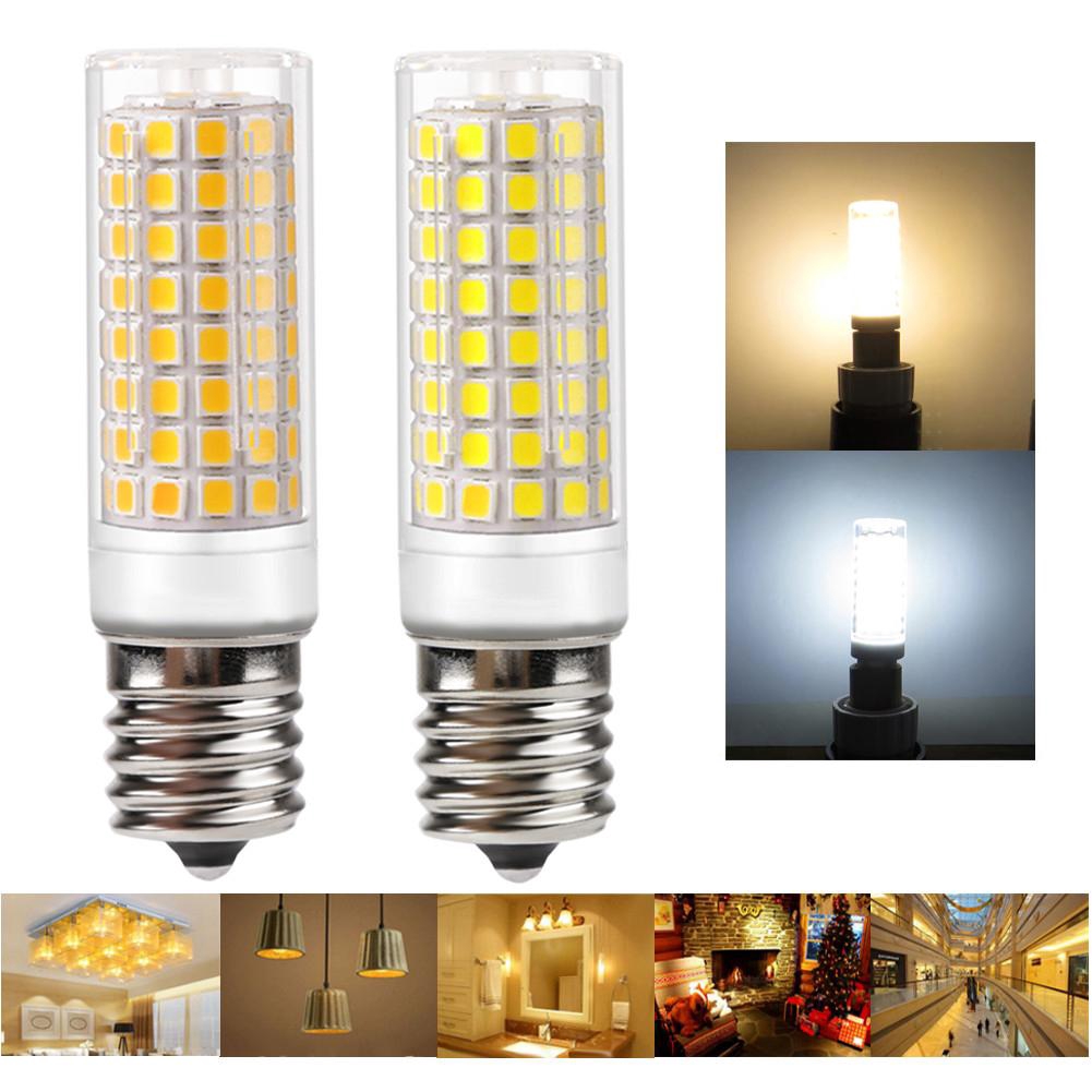 Bóng đèn LED bằng gốm có thể điều chỉnh được G9 E11 E12 E14 BA15D E17 10W DC 110 V 2835