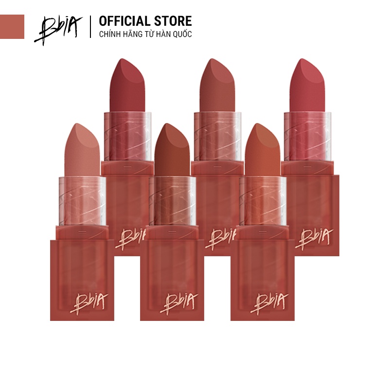 Son Thỏi Lì Bbia Last Powder Lipstick - 06 Just Feel 3.5g - Bbia Official Store
