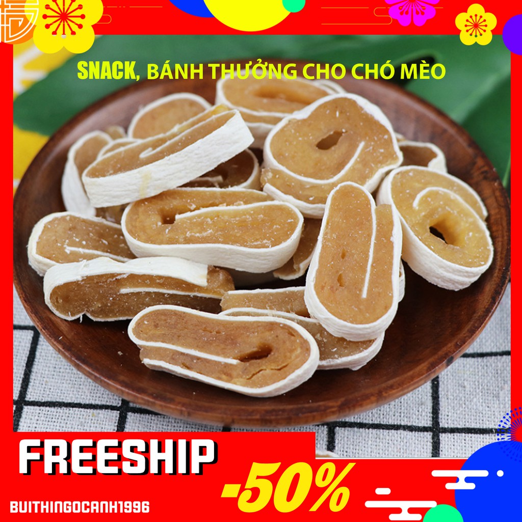 BÁNH THƯỞNG CHO CÚN NHÌU MÙI VỊ GÓI 100G - ĐỒ ĂN VẶT CHO CHÓ MÈO