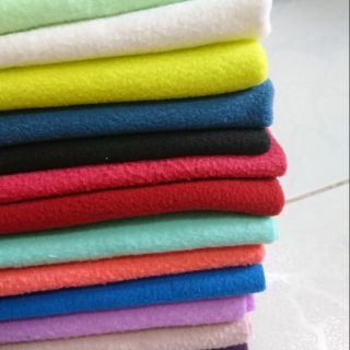 Combo vải nỉ mềm hàn quốc và phụ kiện làm đồ handmade