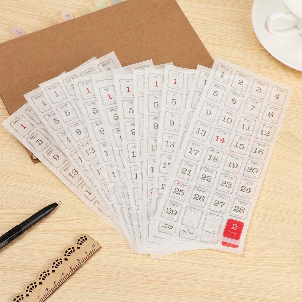 Lloyd Bộ 12 Tờ Sticker Dán Sổ Tay Lên Kế Hoạch Trường Học