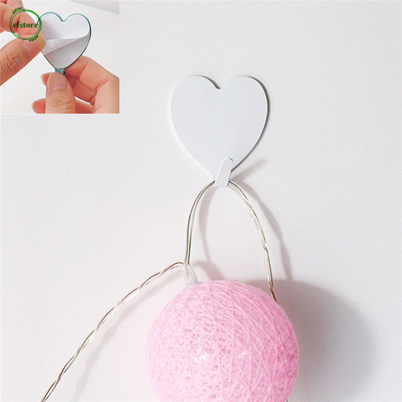 Móc Treo Đồ Hình Trái Tim Gắn Tường