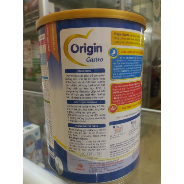 Sữa Origin Gastro 900g - Dinh dưỡng trẻ có hệ tiêu hóa kém