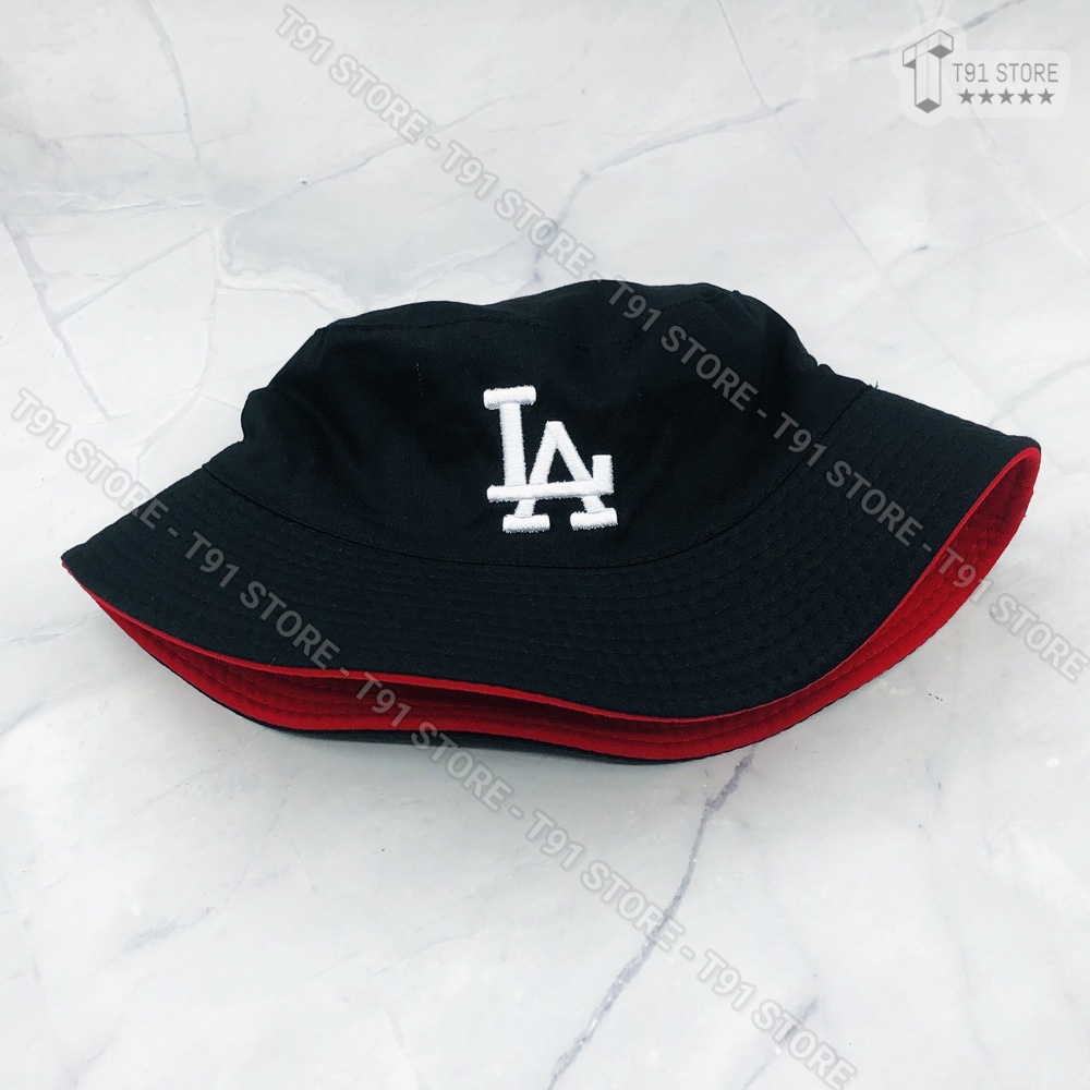 Nón bucket LA hai mặt Unisex dùng được cho cả nam và nữ - Mũ tròn vành hottrend năm nay thích hợp đi biển, đi chơi
