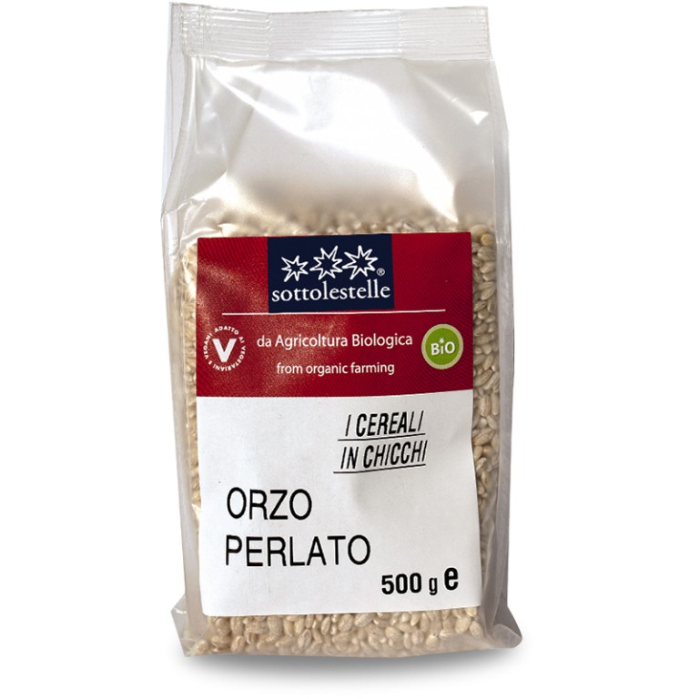 Hạt ý dĩ (lúa mạch ngọc trai) hữu cơ Sottolestelle 500g Organic Pearl Barley
