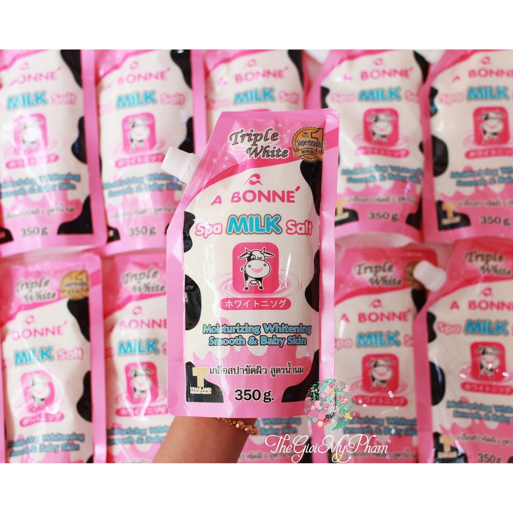 (THANH LÝ) Muối tắm sữa bò tẩy tế bào chết tẩy da chết 350gr | BigBuy360 - bigbuy360.vn