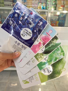 Combo 5 Mặt nạ giấy Natureby Essence Mask Sheet