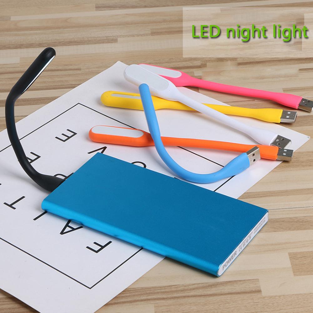 5PCS Đèn ngủ LED 360 độ Đèn bàn nhỏ linh hoạt Đèn bàn mini USB di động cho máy tính xách tay